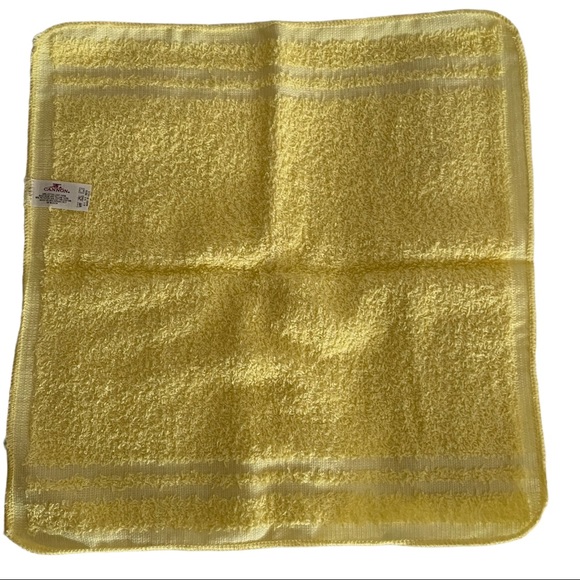 CANNON Yellow Cotton Wash Cloths Lot of Six - Picture 3 of 3